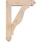 Ekena Millwork Funston Arts and Crafts Smooth Bracket w/ Offset Brace, Douglas Fir, 5 1/2"W x 20"D x 28"H BKT0604X20X28FST03SDF - alternate 3